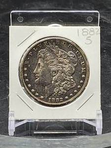1882-S U.S. Mint Morgan Silver Dollar