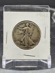 1942 U.S. Mint Walking Liberty Silver Half Dollar