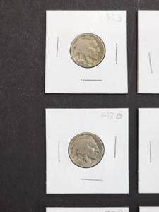 (9) Assorted U.S. Mint Buffalo Nickles