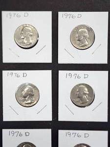 (16) U.S. Mint 1776-1976-D Bi-Centennial Wahington Quarter Coins