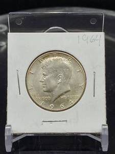 1964 U.S. Mint Kennedy Silver Half Dollar