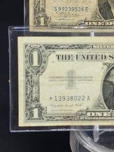 (3) Assorted U.S. Mint One Dollar Silver Certificates