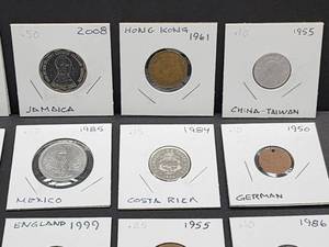 (25) Assorted Foreign Coins