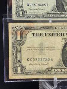 (3) Assorted U.S. Mint One Dollar Silver Certificates