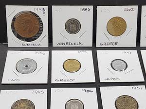 (25) Assorted Foreign Coins
