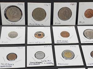 (25) Assorted Foreign Coins