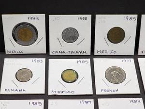 (25) Assorted Foreign Coins