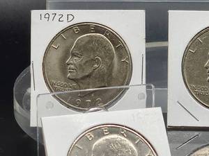 (6) Assorted U.S. Mint Eisenhower Dollar Coins