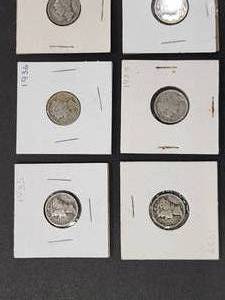 (9) Assorted U.S. Mint Silver Mercury Dimes