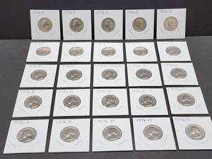 (25) 1976-D U.S Mint Bi-Centennial Quarters