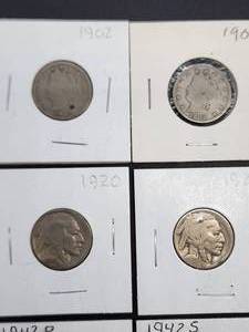 (9) Assorted U.S. Mint Nickels