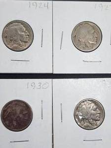 (9) Assorted U.S. Mint Buffalo Nickels