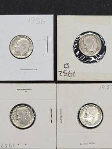 (9) Assorted U.S. Mint Silver Roosevelt Dimes
