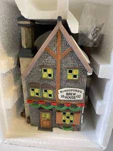 lot 133 image: Department 56 Kingsford Brew House, J.D. Nichols Fancy Dolls Toys and Tops & Golden Swan Baker