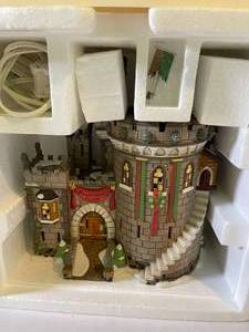 lot 139 image: Two Department 56 Buildings Including The Pied Bull and The Heathmoor Castle