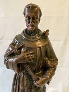 lot 149 image: Saint Francis of Assisi Statue