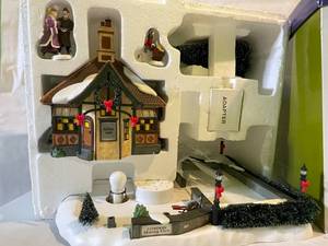 lot 157 image: Department 56 London Skating Club in Original Box