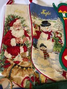 lot 170 image: Assorted Christmas Stockings
