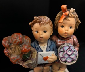 lot 95 image: Hummel 50 Year Edition The Love Line On Figurine