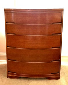 lot 11 image: 1930s Art Deco Tribond Furniture Company Dresser