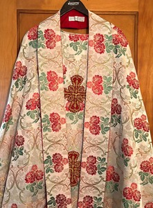 lot 208 image: Catholic Priest Chasuble Vestment Robe by Thomas Campbell