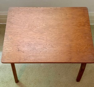 lot 229 image: Vintage Petite Wood Table