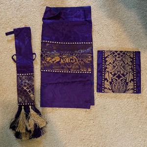 lot 334 image: Two Catholic Stole and Alter Cloth Sets