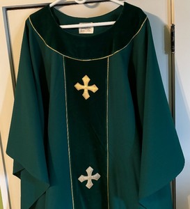 lot 379 image: Catholic Priest Chasuble Vestment Robe by Theological Threads