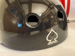 lot 420 image: Protec Bike Helmet Size Large and Bike Pals Tire Pump