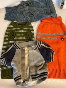 lot 474 image: Variety of Fun Dog Clothes