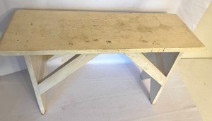 lot 477 image: Handmade Garden Bench
