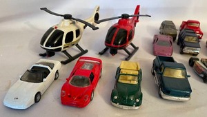 lot 480 image: Vintage Toy Cars and Helicopters