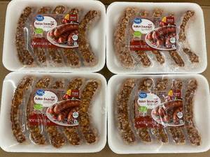 lot 17 image: C - Great Value Hot Italian Sausage - Lot of 4 Packs