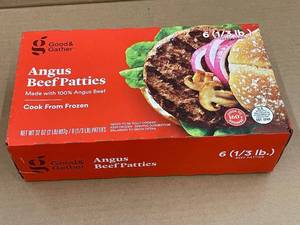 lot 20 image: J - Good & Gather Angus Beef Patties - 6 Pack