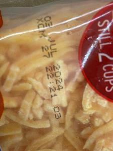 lot 44 image: G - Velveeta Shreds Cheddar Flavor 8 oz - Lot of 3