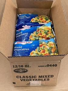 lot 45 image: K - Birds Eye Classic Mixed Vegetables 12-Pack of 16 oz Bags