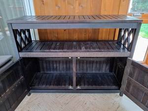 lot 68 image: Vintage Espresso Credenza