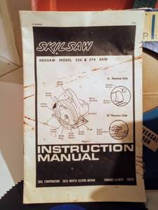 lot 32A image: Vintage SKILSAW Circular Power Saw