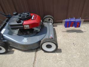 Craftsman 5 hp push mower. Used condition. Works but needs a little love to be great. As shown.