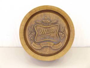 lot 15 image: Miller Beer 18 Beer Keg Wall Sign