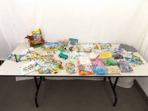 lot 33 image: Large Lot of Legos Friends and Creator Sets, Manuals, Minifigures, etc.