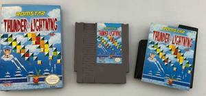 lot 3 image: 1990 NES THUNDER & LIGHTNING Game In Original Box