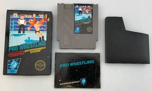 lot 7 image: 1987 NES PRO WRESTLING Game In Original Box