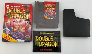 lot 10 image: 1988 NES Double Dragon Game In Original Box