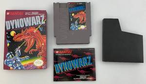 lot 17 image: 1989 NES Oval Seal  DYNOWARZ Game In Original Box