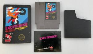 lot 20 image: 1985 NES EXCITEBIKE Game In Original Box