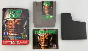 lot 21 image: 1988 NES TECMO BOWL Game In Original Box