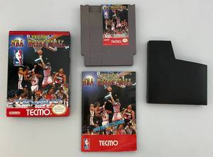 lot 25 image: 1992 NES TECMO NBA BASKETBALL Game In Original Box