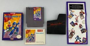 lot 26 image: 1991 NES MEGA MAN 4 Game In Original Box