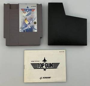 lot 27 image: 1987 NES TOP GUN Game In Original Box
